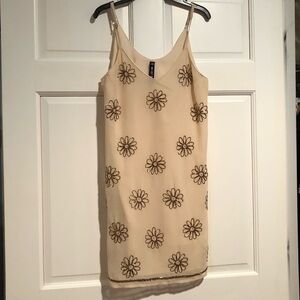 Lord & Taylor Floral Beaded Dress